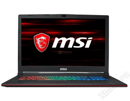 Игровой мощный ноутбук MSI GP73 8RD-245XRU Leopard 9S7-17C622-245 вид спереди