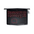DELL ALIENWARE M17x (i7 3820XM GTX GeForce 680M) вид сверху