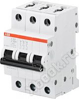 ABB S203 Автоматический выключатель 3P 63А (Z) 6кА (2CDS253001R0608)