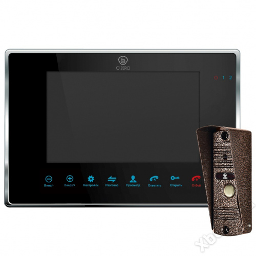 O'ZERO VD-071M (Black)+ADS-700 (Cooper) вид спереди